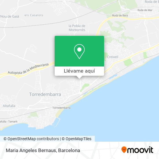 Mapa Maria Angeles Bernaus