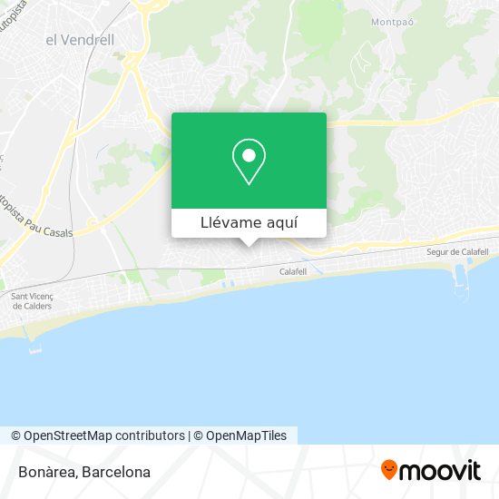 Mapa Bonàrea