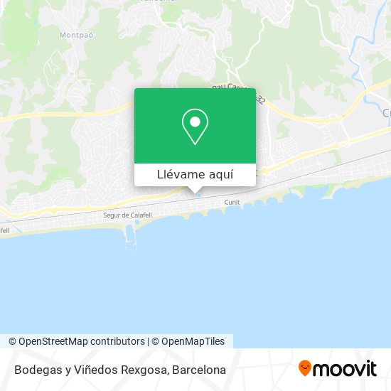 Mapa Bodegas y Viñedos Rexgosa
