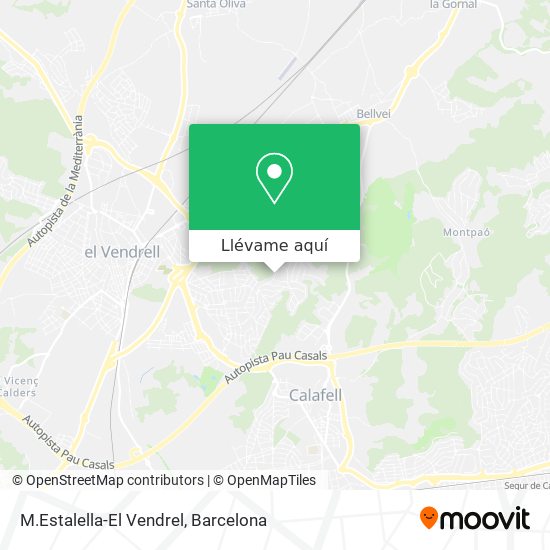 Mapa M.Estalella-El Vendrel
