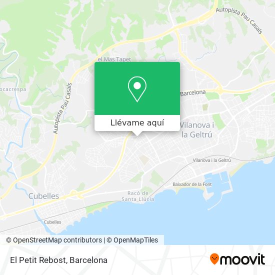Mapa El Petit Rebost