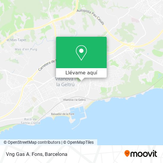 Mapa Vng Gas A. Fons