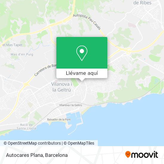 Mapa Autocares Plana