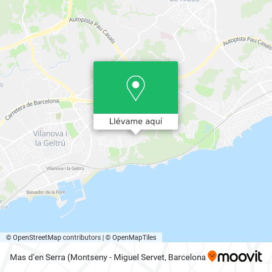Mapa Mas d'en Serra
