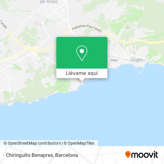 Mapa Chiringuito Benapres