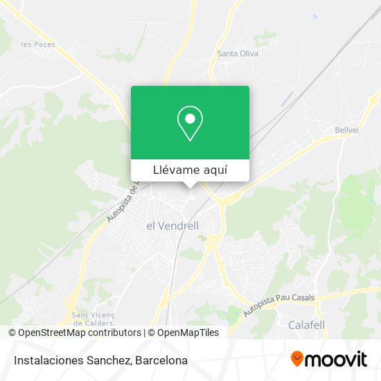 Mapa Instalaciones Sanchez
