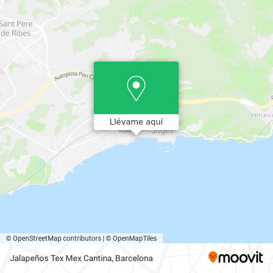 Mapa Jalapeños Tex Mex Cantina