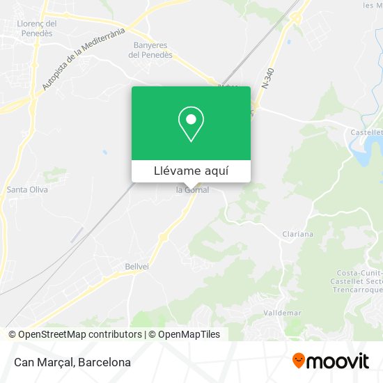 Mapa Can Marçal