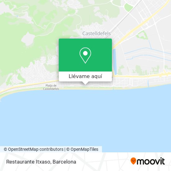 Mapa Restaurante Itxaso