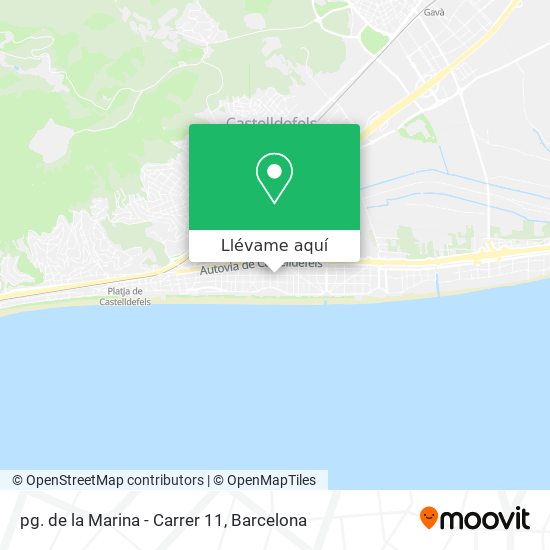 Mapa pg. de la Marina - Carrer 11
