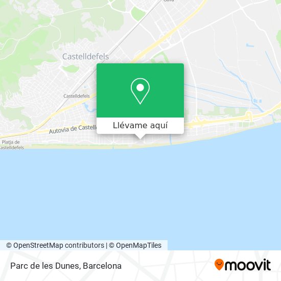 Mapa Parc de les Dunes