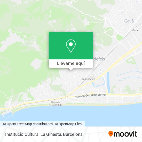 Mapa Institucio Cultural La Ginesta