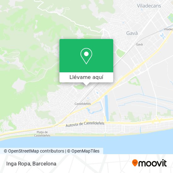 Mapa Inga Ropa