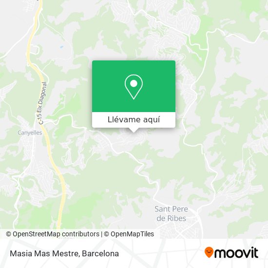 Mapa Masia Mas Mestre
