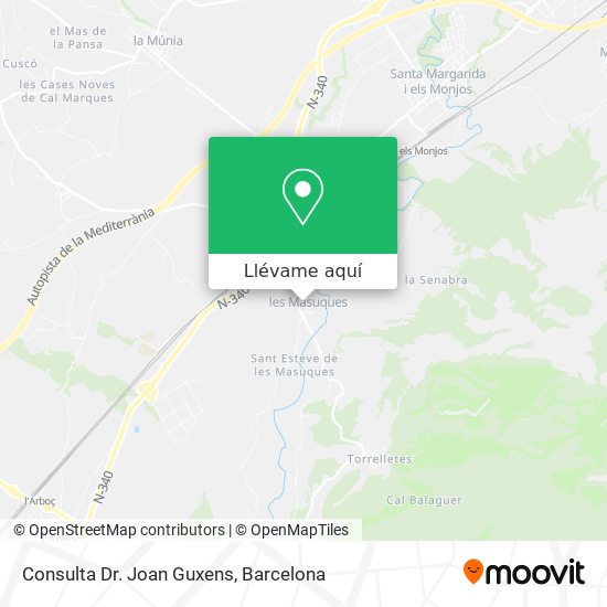 Mapa Consulta Dr. Joan Guxens