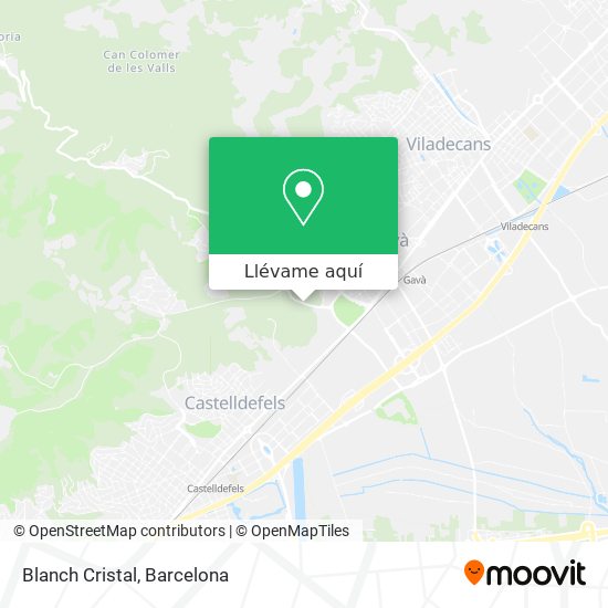 Mapa Blanch Cristal