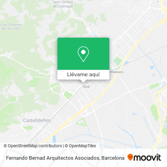 Mapa Fernando Bernad Arquitectos Asociados