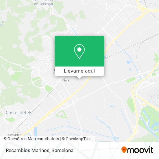 Mapa Recambios Marinos