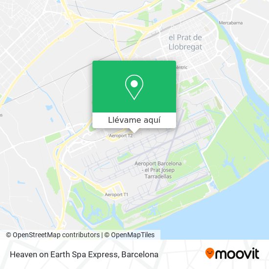 Mapa Heaven on Earth Spa Express