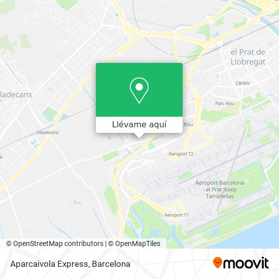 Mapa Aparcaivola Express