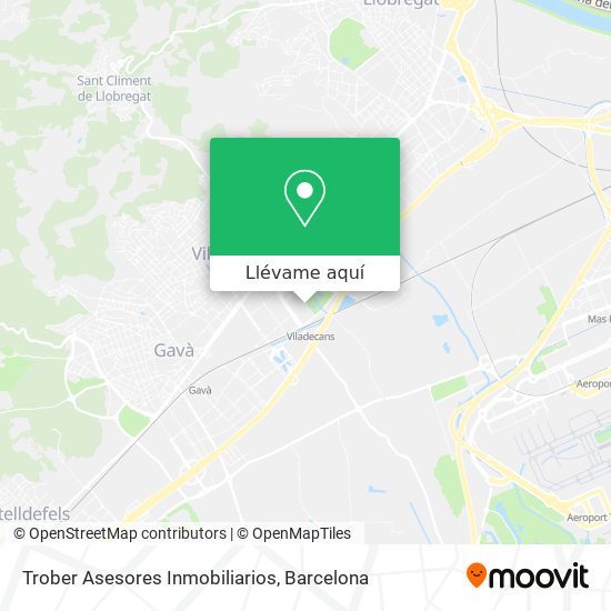 Mapa Trober Asesores Inmobiliarios
