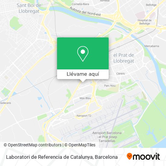 Mapa Laboratori de Referencia de Catalunya