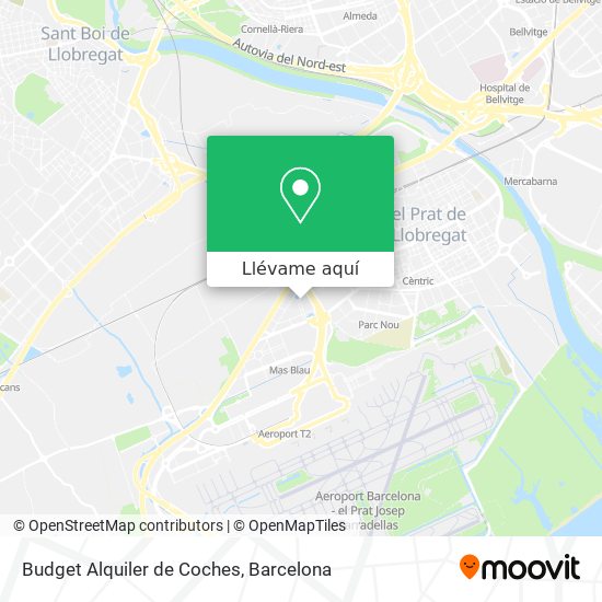 Mapa Budget Alquiler de Coches