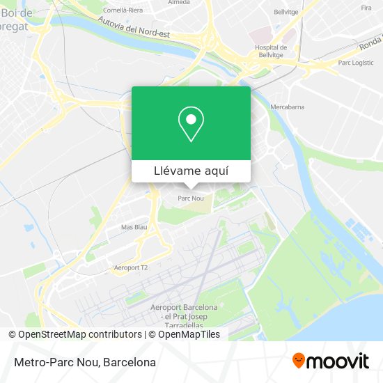 Mapa Metro-Parc Nou