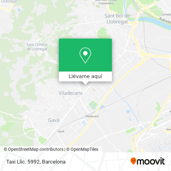Mapa Taxi Llic. 5992