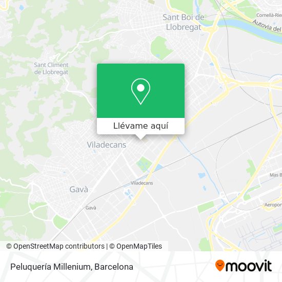 Mapa Peluquería Millenium