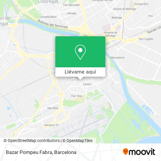Mapa Bazar Pompeu Fabra
