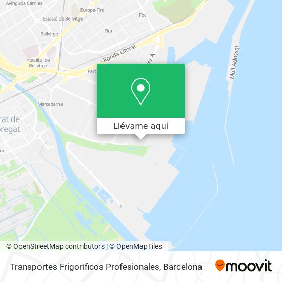 Mapa Transportes Frigoríficos Profesionales