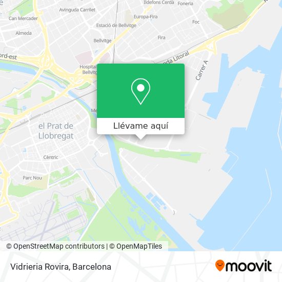 Mapa Vidrieria Rovira
