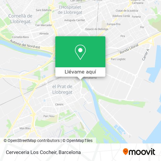 Mapa Cerveceria Los Cocheir