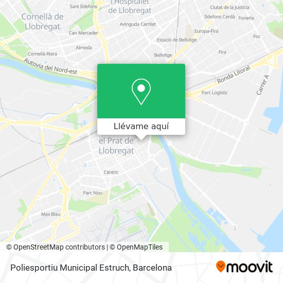 Mapa Poliesportiu Municipal Estruch