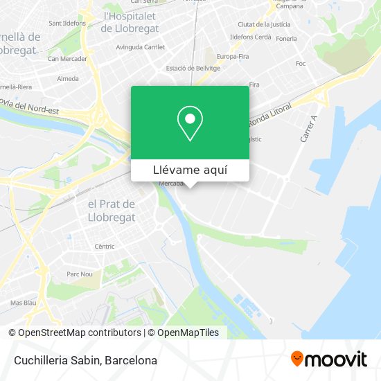Mapa Cuchilleria Sabin