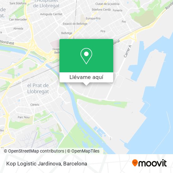 Mapa Kop Logistic Jardinova