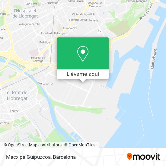 Mapa Macxipa Guipuzcoa