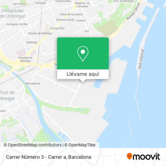 Mapa Carrer Número 3 - Carrer a