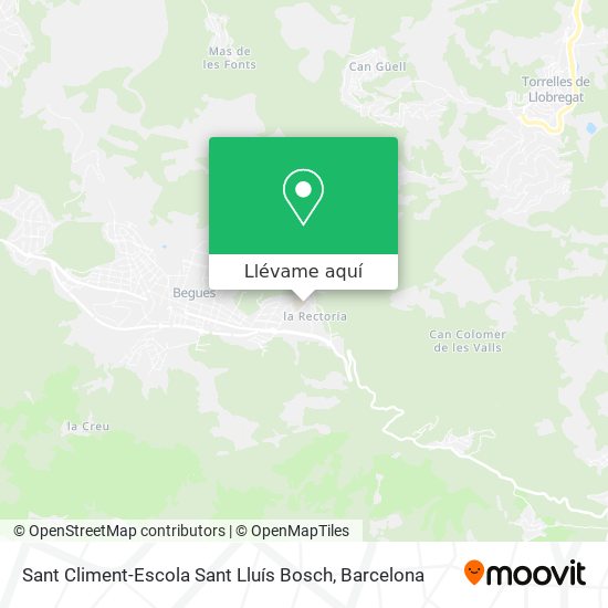 Mapa Sant Climent-Escola Sant Lluís Bosch