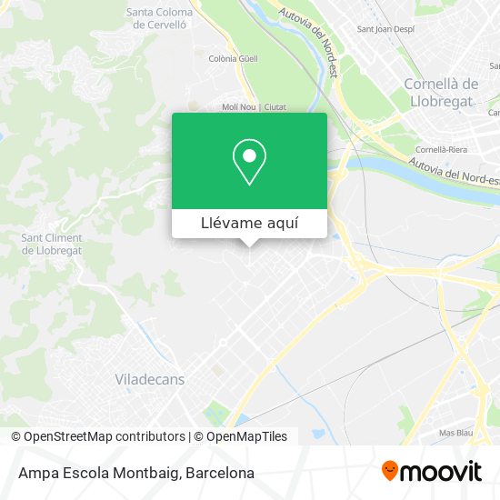 Mapa Ampa Escola Montbaig