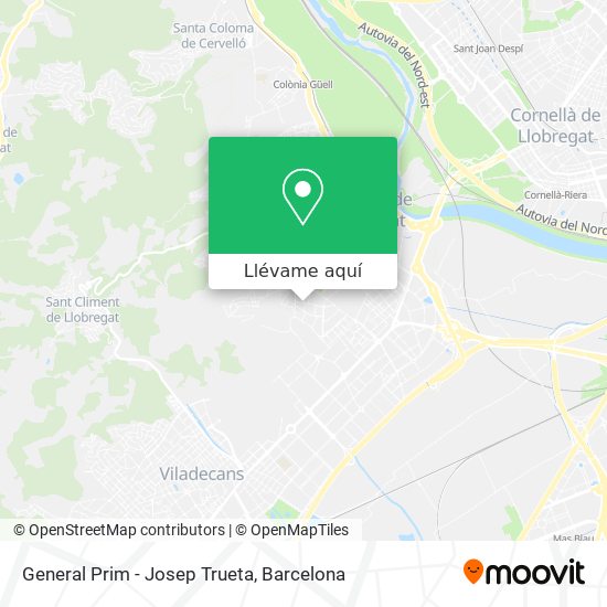 Mapa General Prim - Josep Trueta
