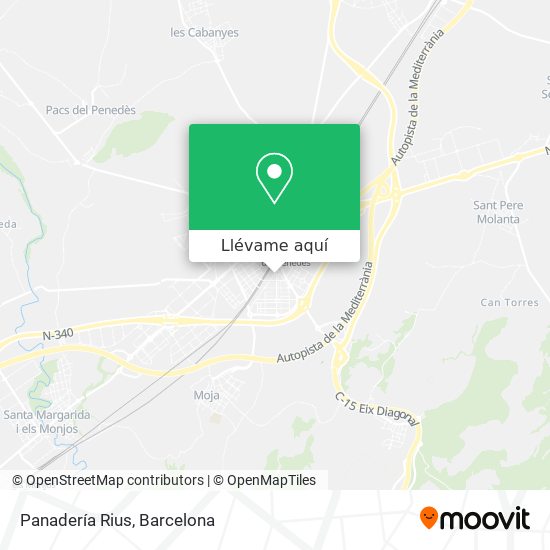 Mapa Panadería Rius