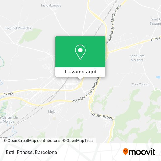 Mapa Estil Fitness