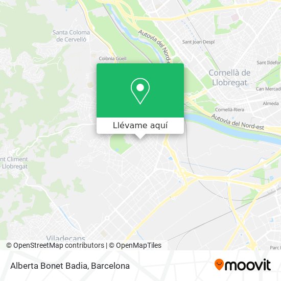 Mapa Alberta Bonet Badia