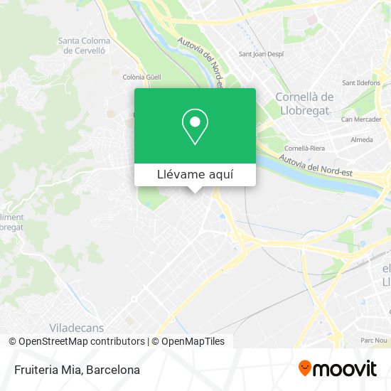 Mapa Fruiteria Mia