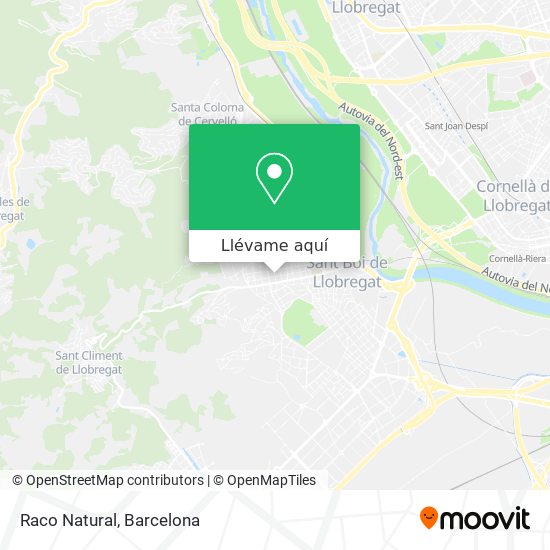 Mapa Raco Natural