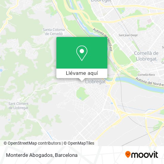 Mapa Monterde Abogados