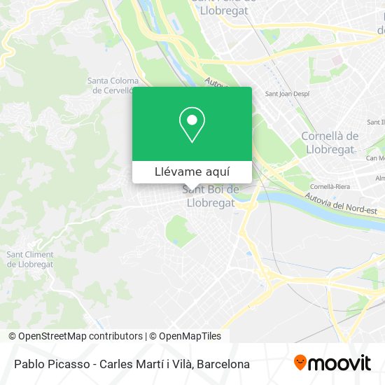 Mapa Pablo Picasso - Carles Martí i Vilà