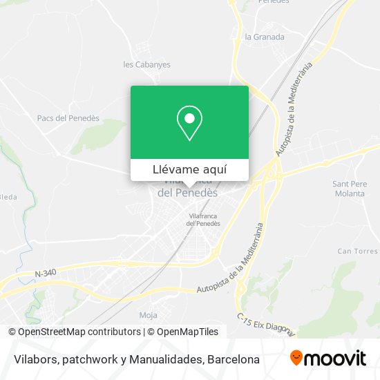 Mapa Vilabors, patchwork y Manualidades